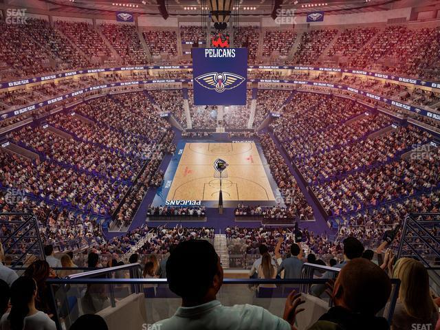 Seating view for Smoothie King Center Section 308