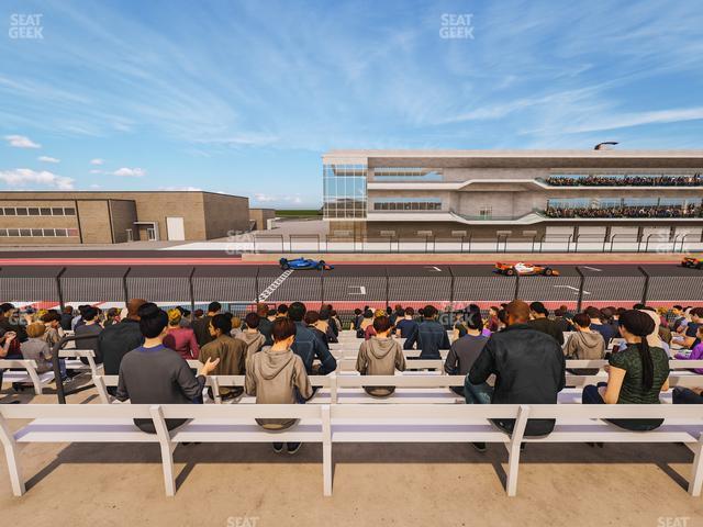 Seating view for Circuit of The Americas Section Main Grandstand Loge 2 A