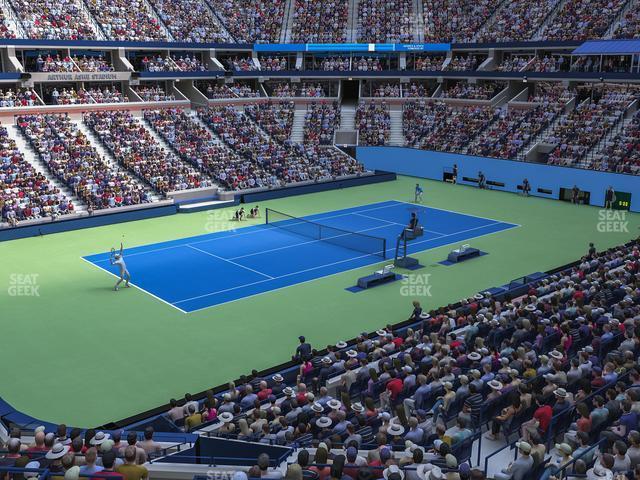 Seating view for Arthur Ashe Stadium Section Suite 231