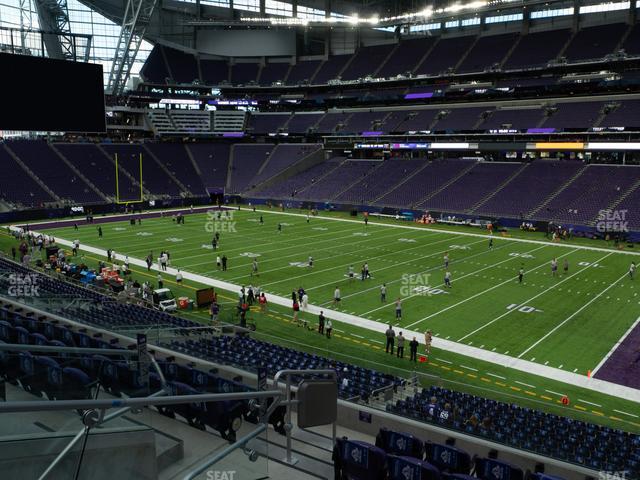 Seating view for U.S. Bank Stadium Section 126