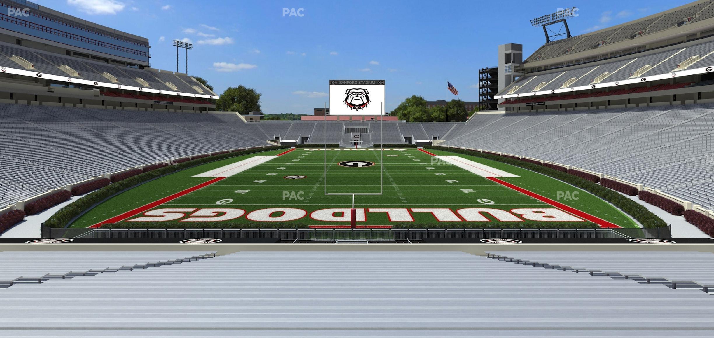 Seating view for Sanford Stadium Section 119