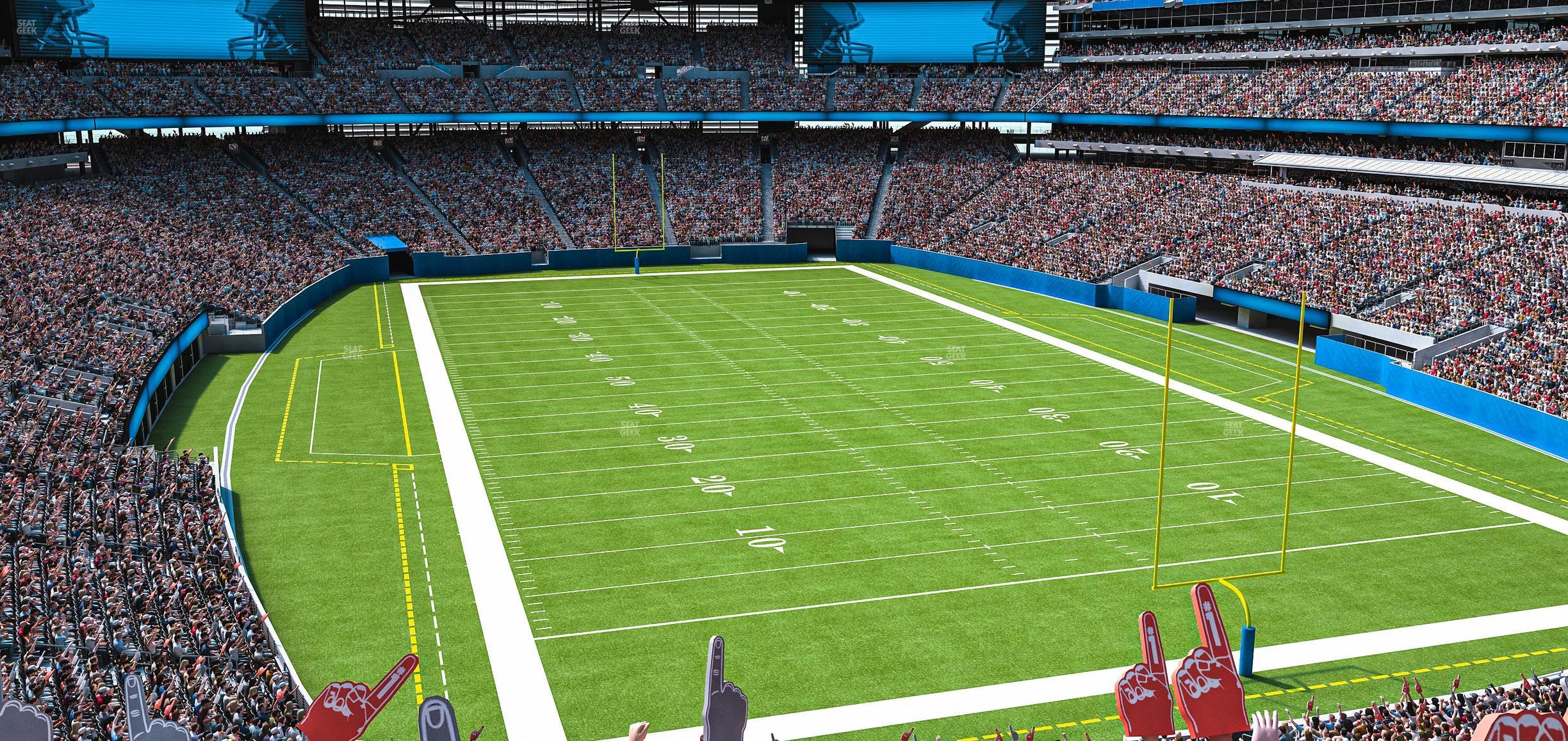 Seating view for MetLife Stadium Section 204