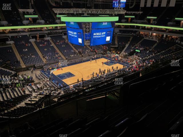 Seating view for Target Center Section 235