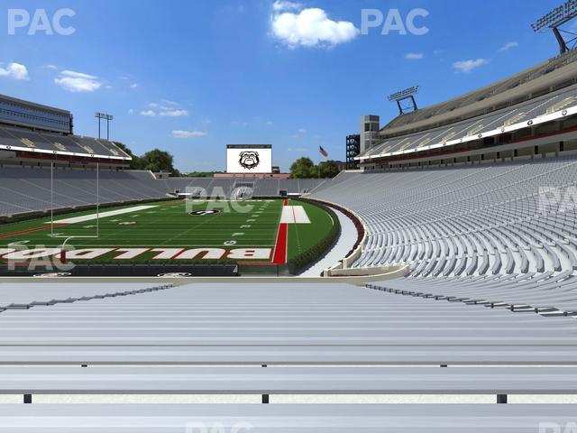 Seating view for Sanford Stadium Section 117