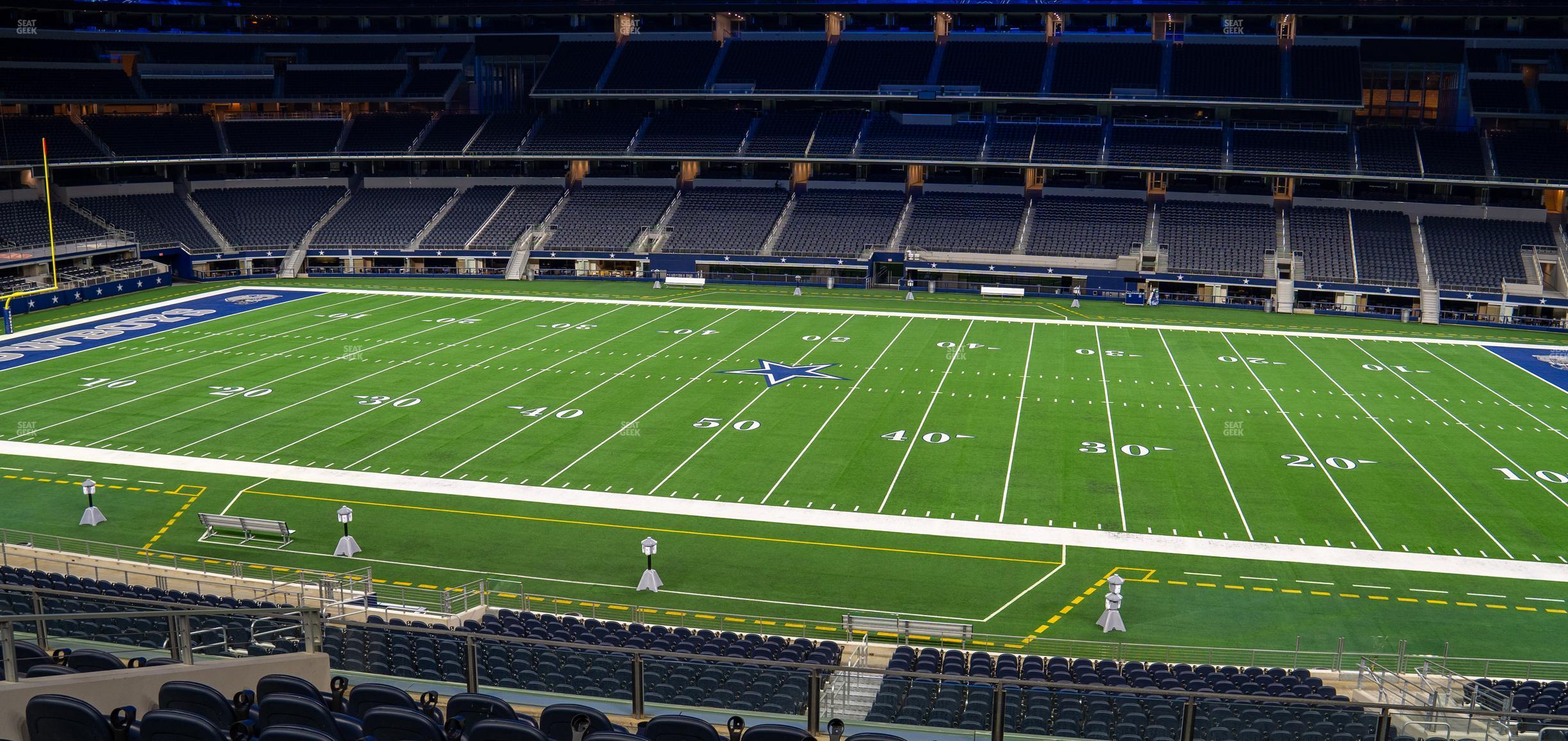 Seating view for AT&T Stadium Section C 209