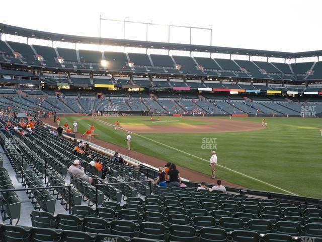 Seating view for Oriole Park at Camden Yards Section 10