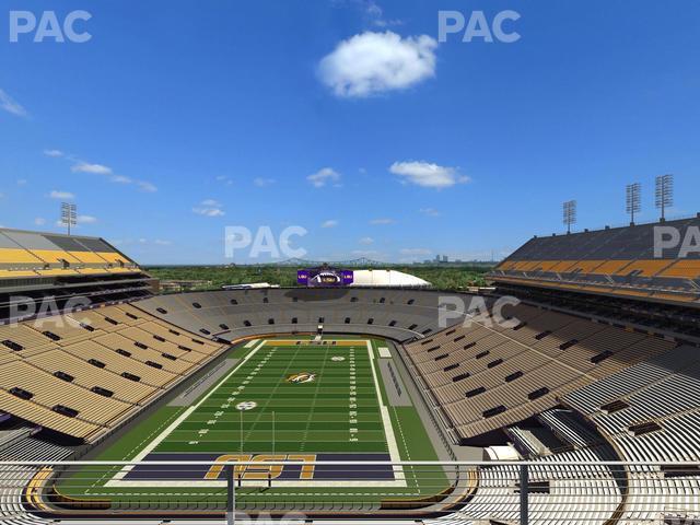 Seating view for Tiger Stadium Section Club 557