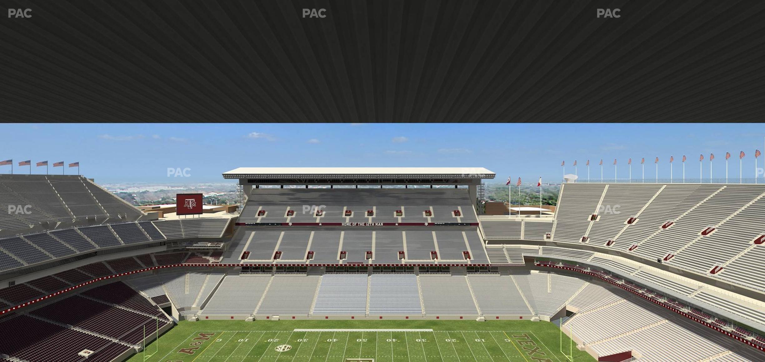 Seating view for Kyle Field Section 404