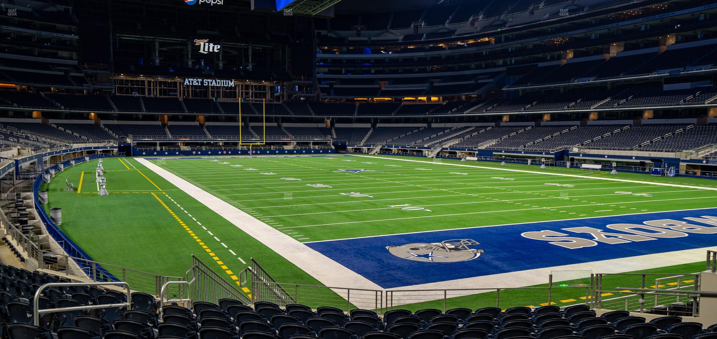 Seating view for AT&T Stadium Section 101