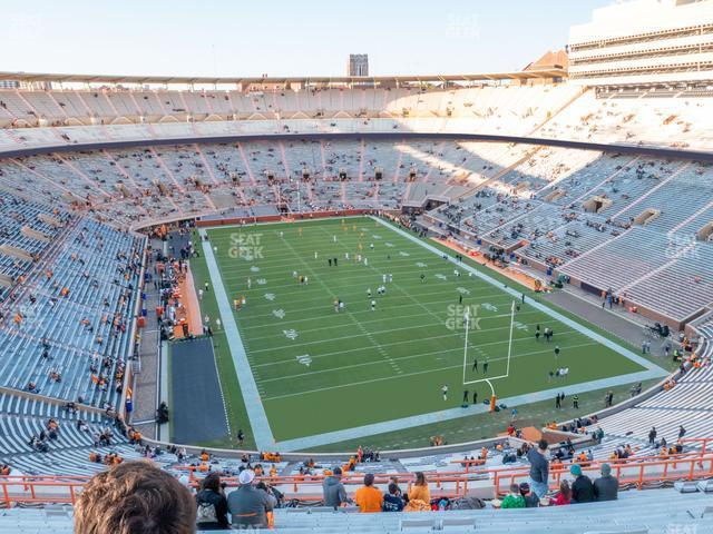 Seating view for Neyland Stadium Section Nn