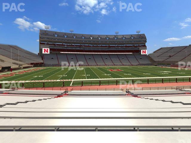 Seating view for Memorial Stadium Nebraska Section 28