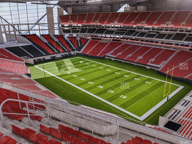 Seating view for Mercedes-Benz Stadium Section 333