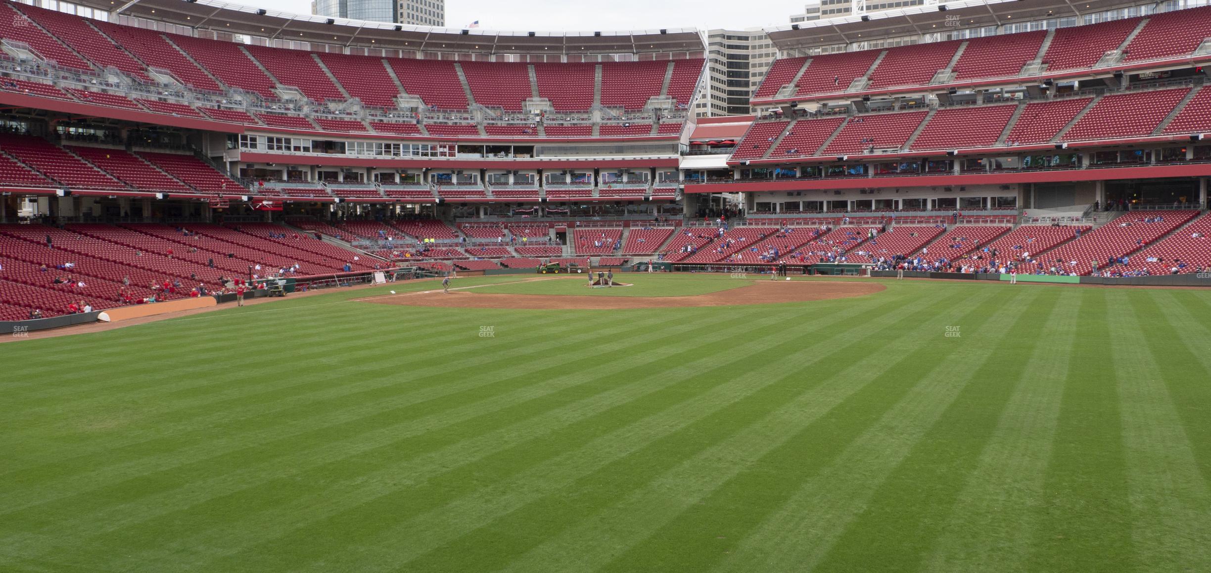 Seating view for Great American Ball Park Section 144