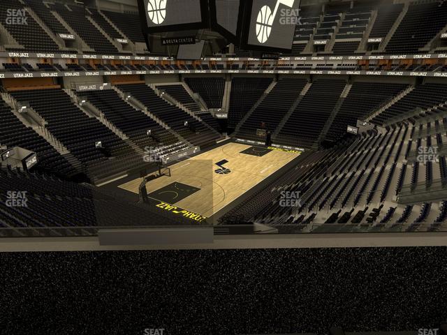 Seating view for Delta Center Section Suite 6