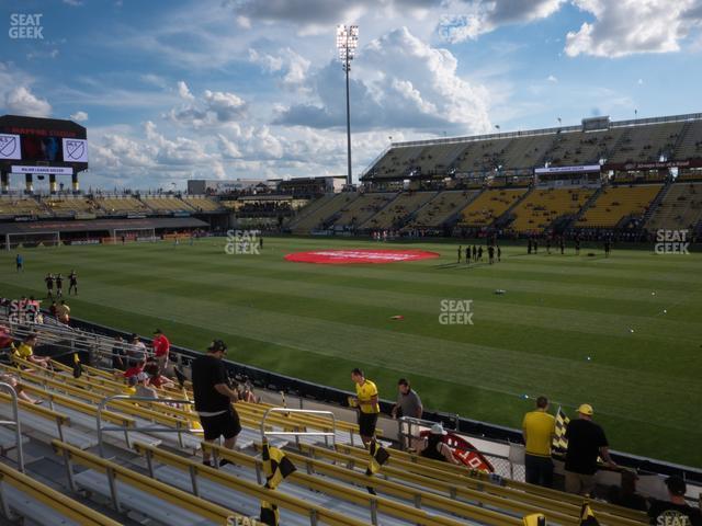 Seating view for Historic Crew Stadium Section 102 Supporters