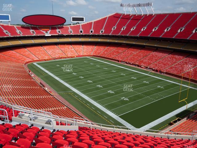 Seating view for GEHA Field at Arrowhead Stadium Section 317