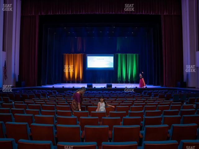 Seating view for Belk Theater at Blumenthal Performing Arts Center Section Orchestra Center