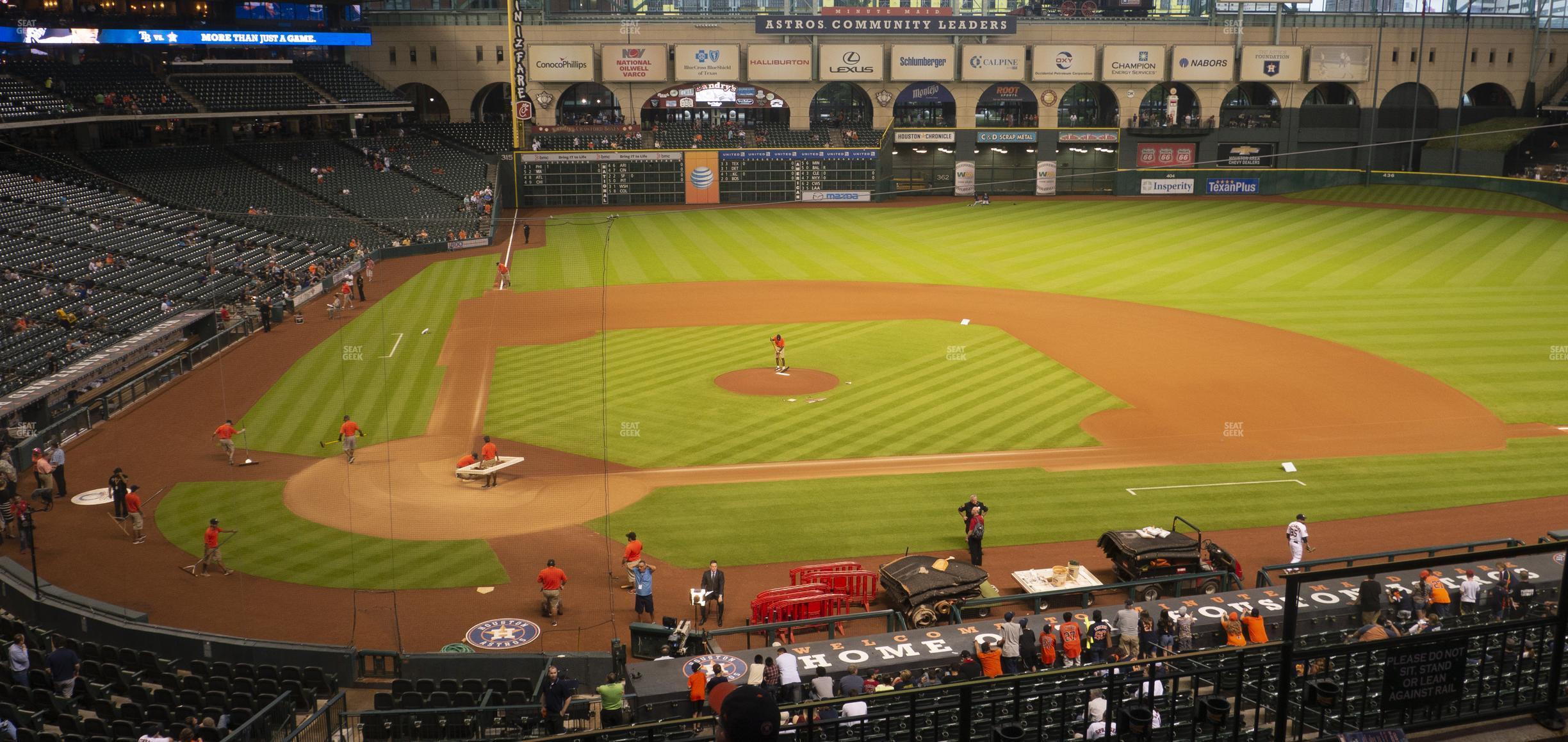 Seating view for Minute Maid Park Section 223