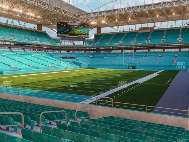 Seating view for Hard Rock Stadium Section 101