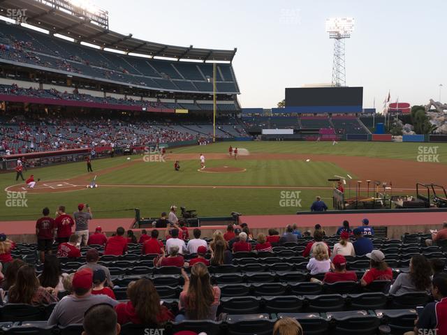 Seating view for Angel Stadium of Anaheim Section 123