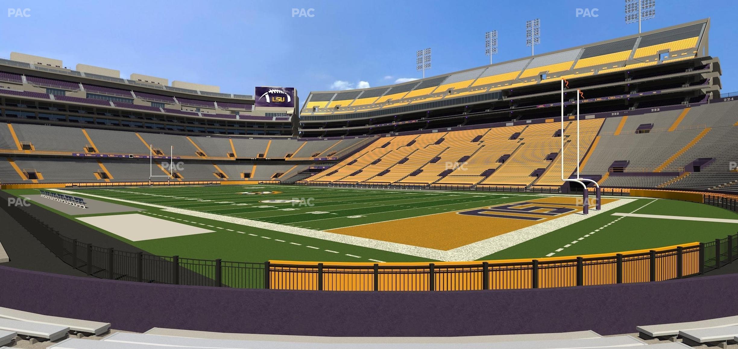 Seating view for Tiger Stadium Section 209