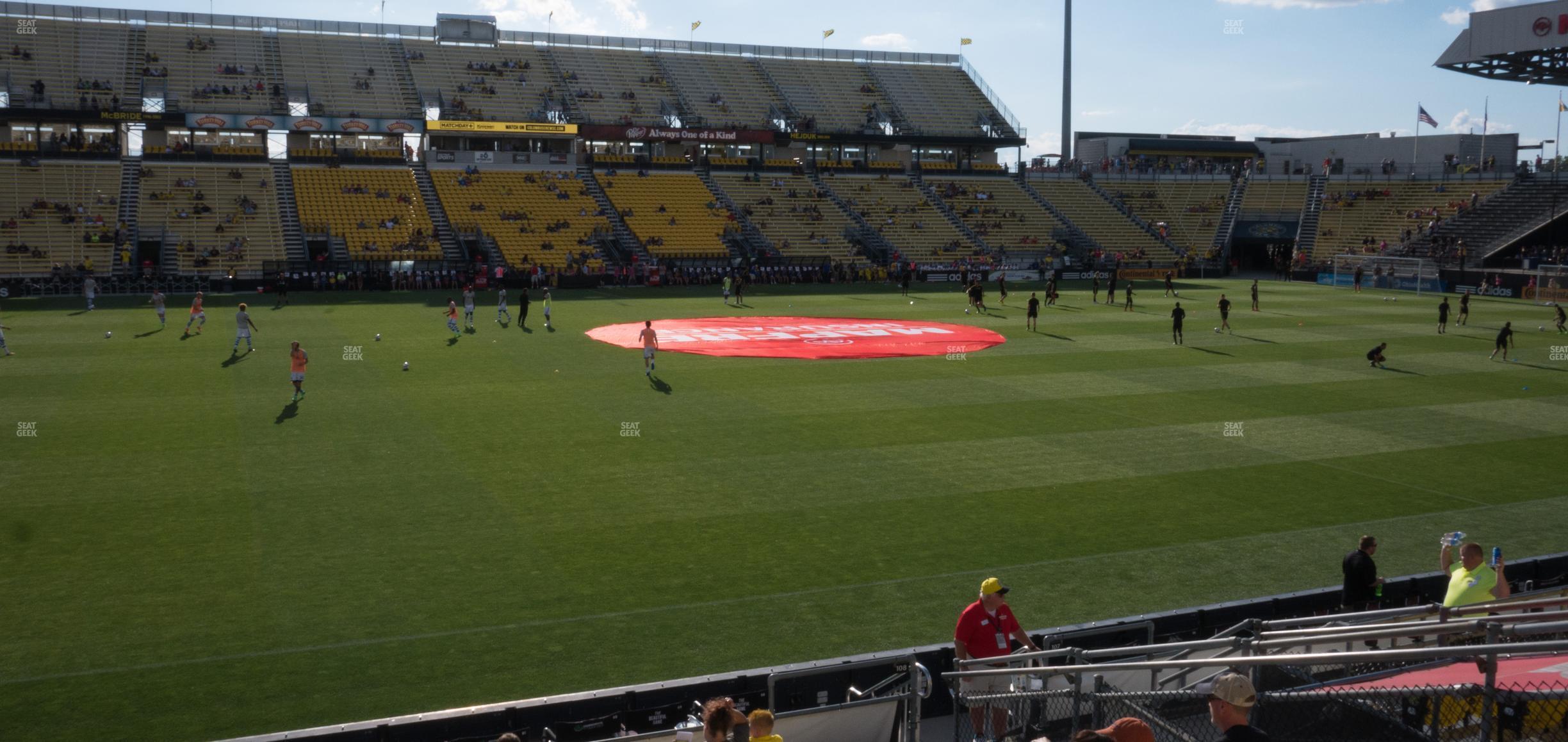 Seating view for Historic Crew Stadium Section 108