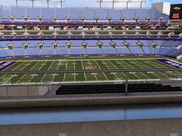 Seating view for M&T Bank Stadium Section Suite 358