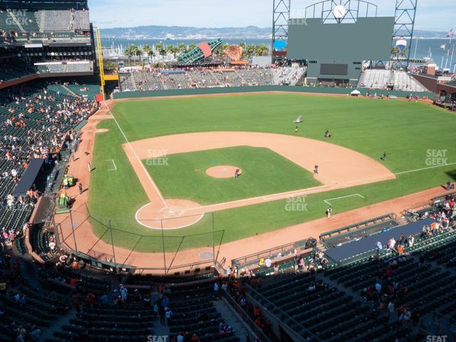 Seating view for Oracle Park Section View Box 312