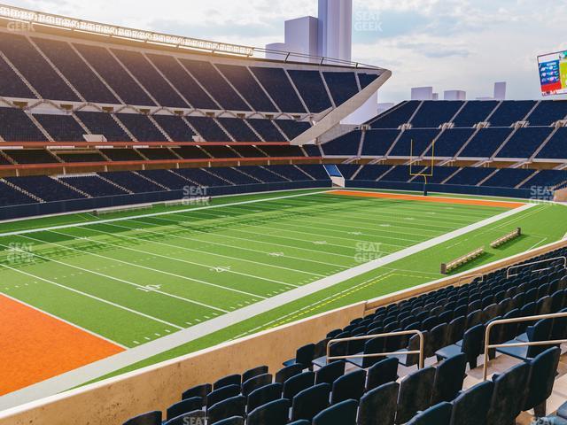 Seating view for Soldier Field Section 215 Club