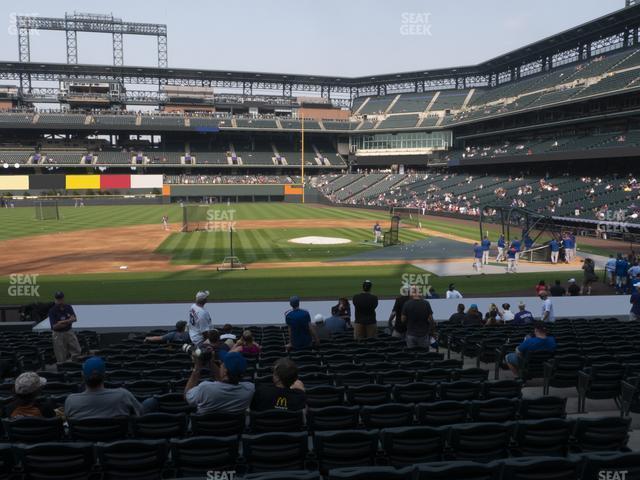 Seating view for Coors Field Section 138