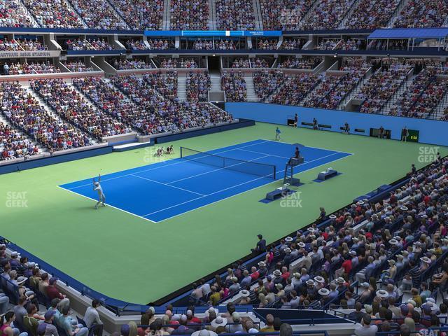 Seating view for Arthur Ashe Stadium Section Suite 230