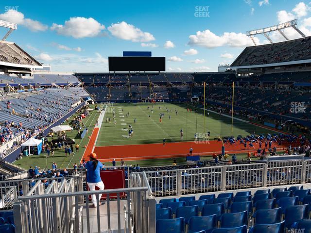 Seating view for Camping World Stadium Section Plaza 48