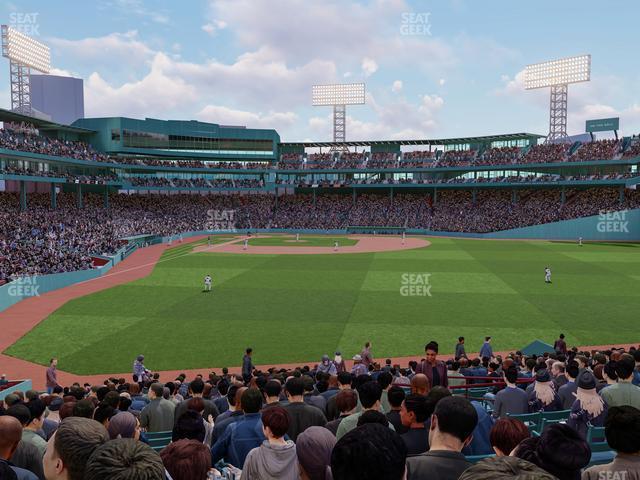 Seating view for Fenway Park Section Bleacher 43