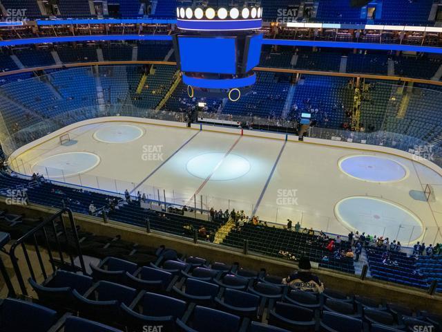 Seating view for KeyBank Center Section 319