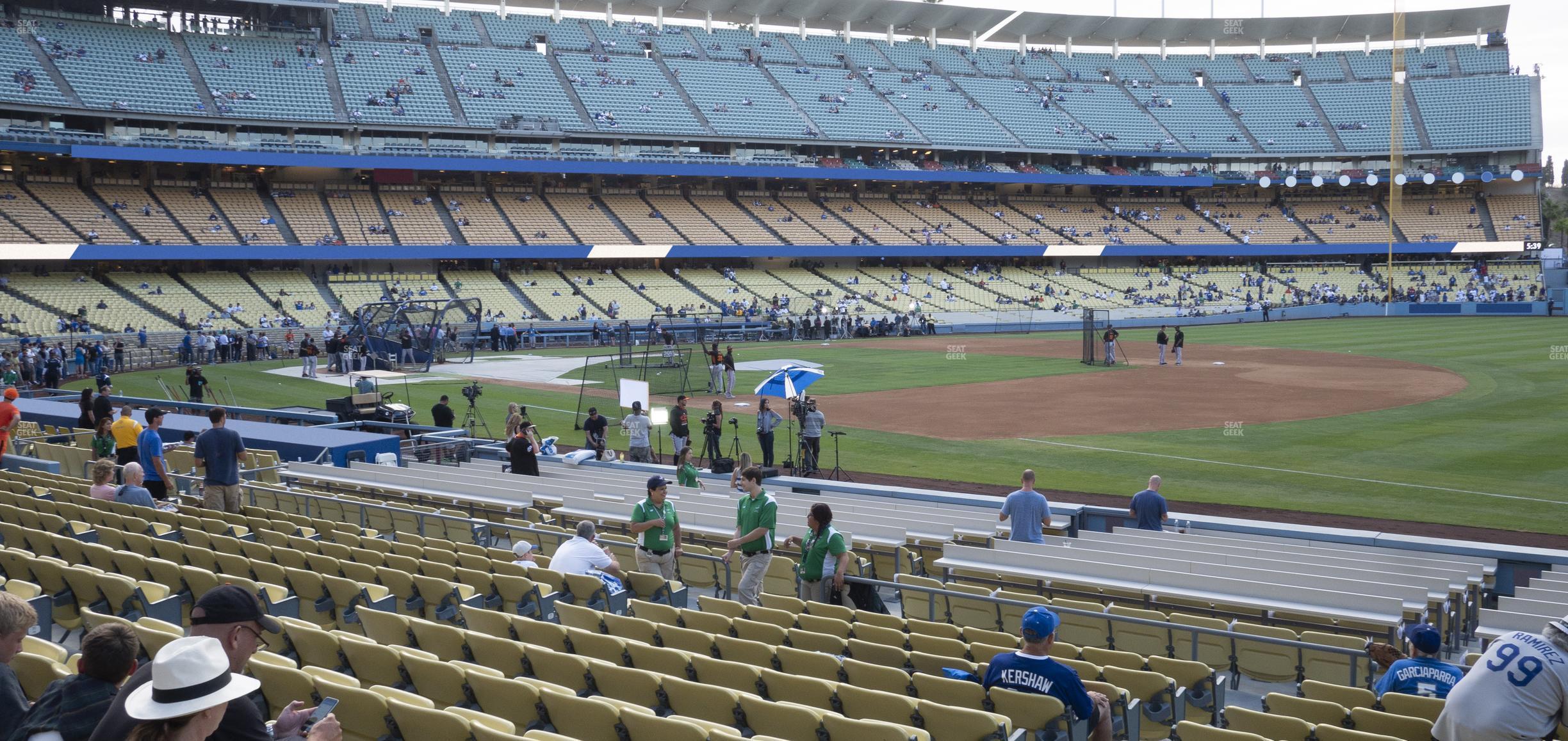 Seating view for Dodger Stadium Section 34 Fd