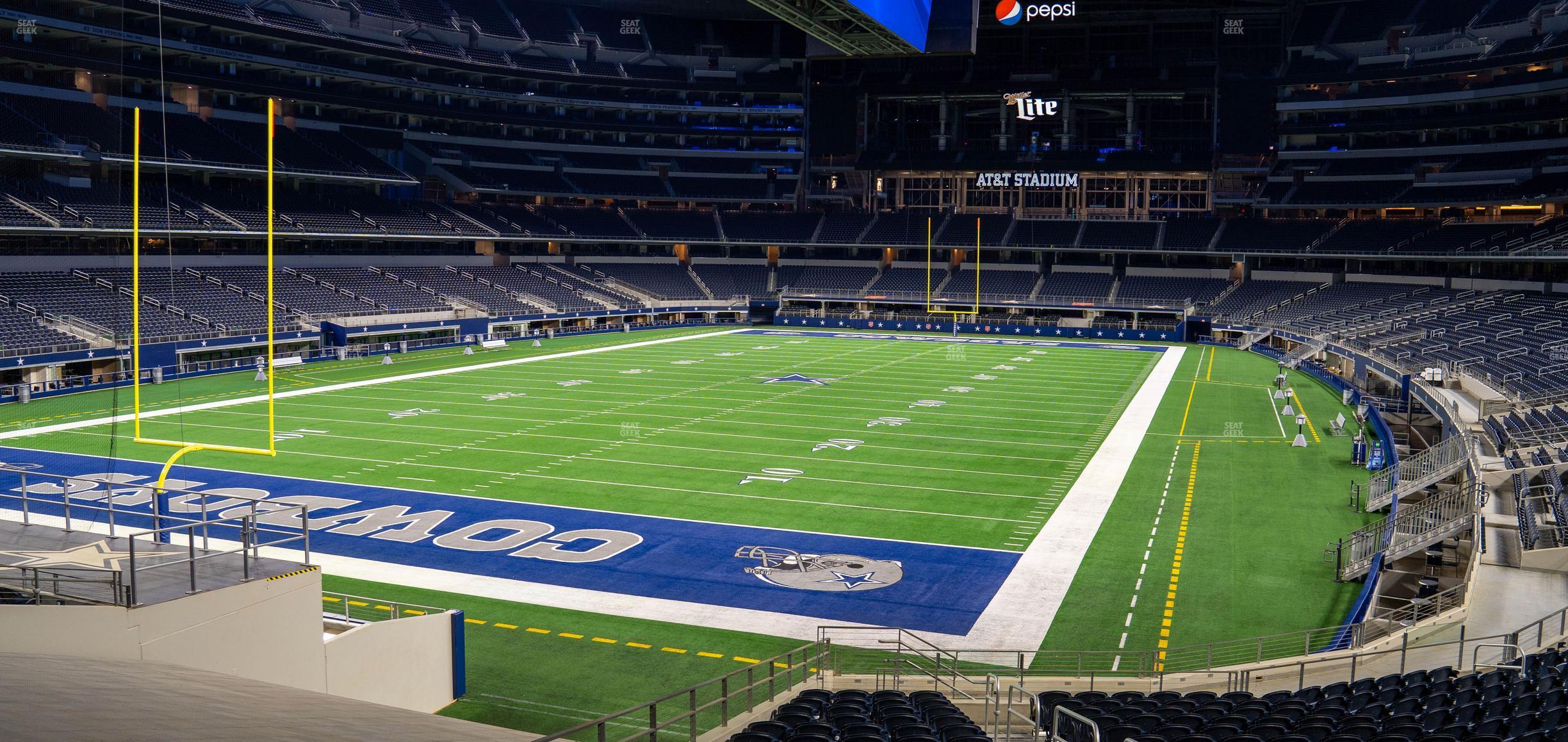 Seating view for AT&T Stadium Section Hall Of Fame Suite 215