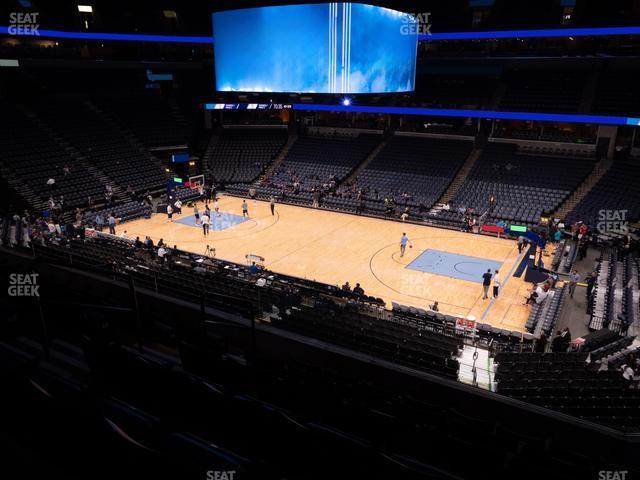 Seating view for FedExForum Section Pinnacle Club 6