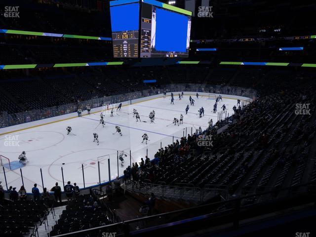 Seating view for Amalie Arena Section 205