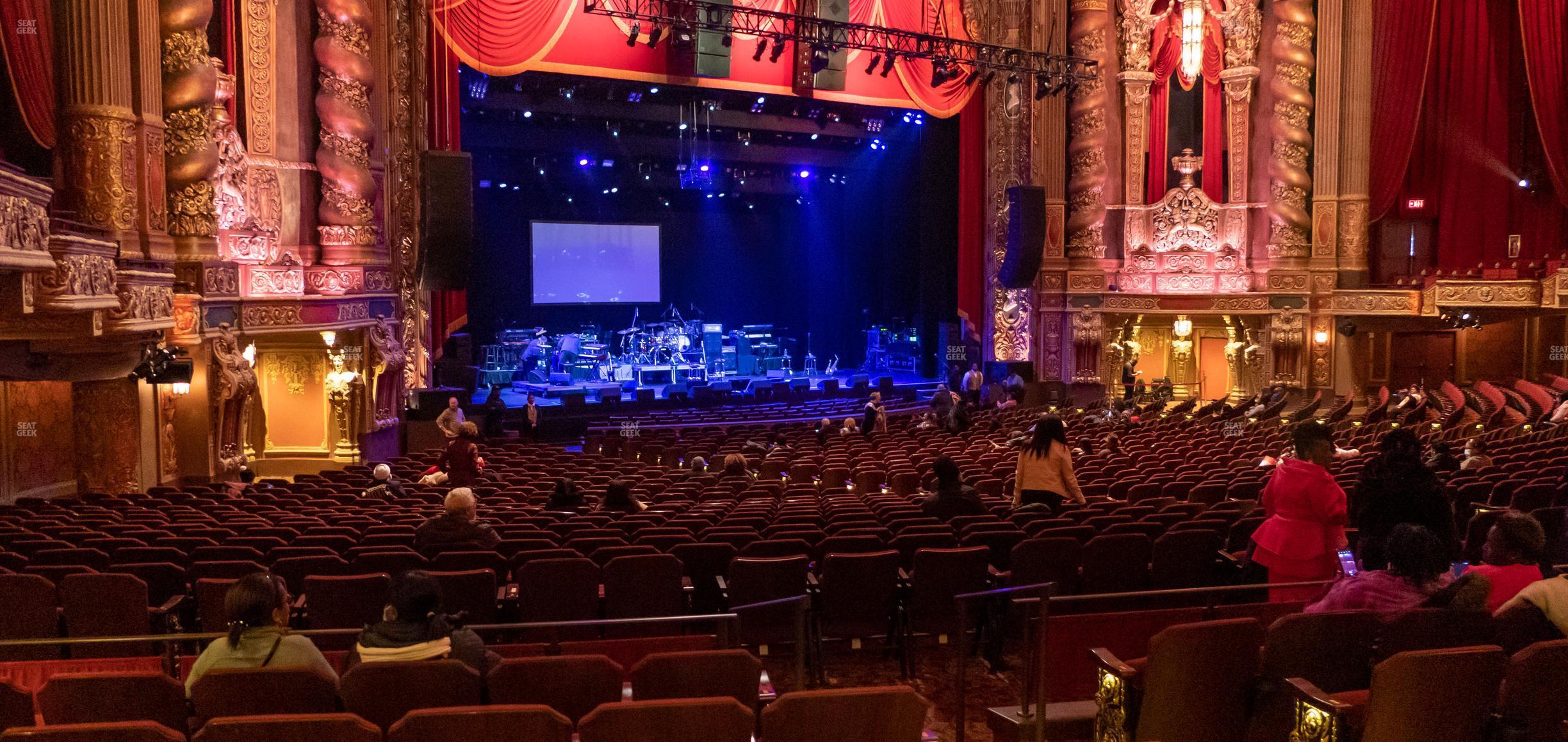 Seating view for Radio City Music Hall Section Orchestra 4