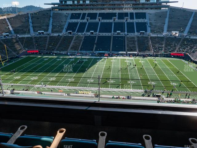 Seating view for Autzen Stadium Section Charter Box 3