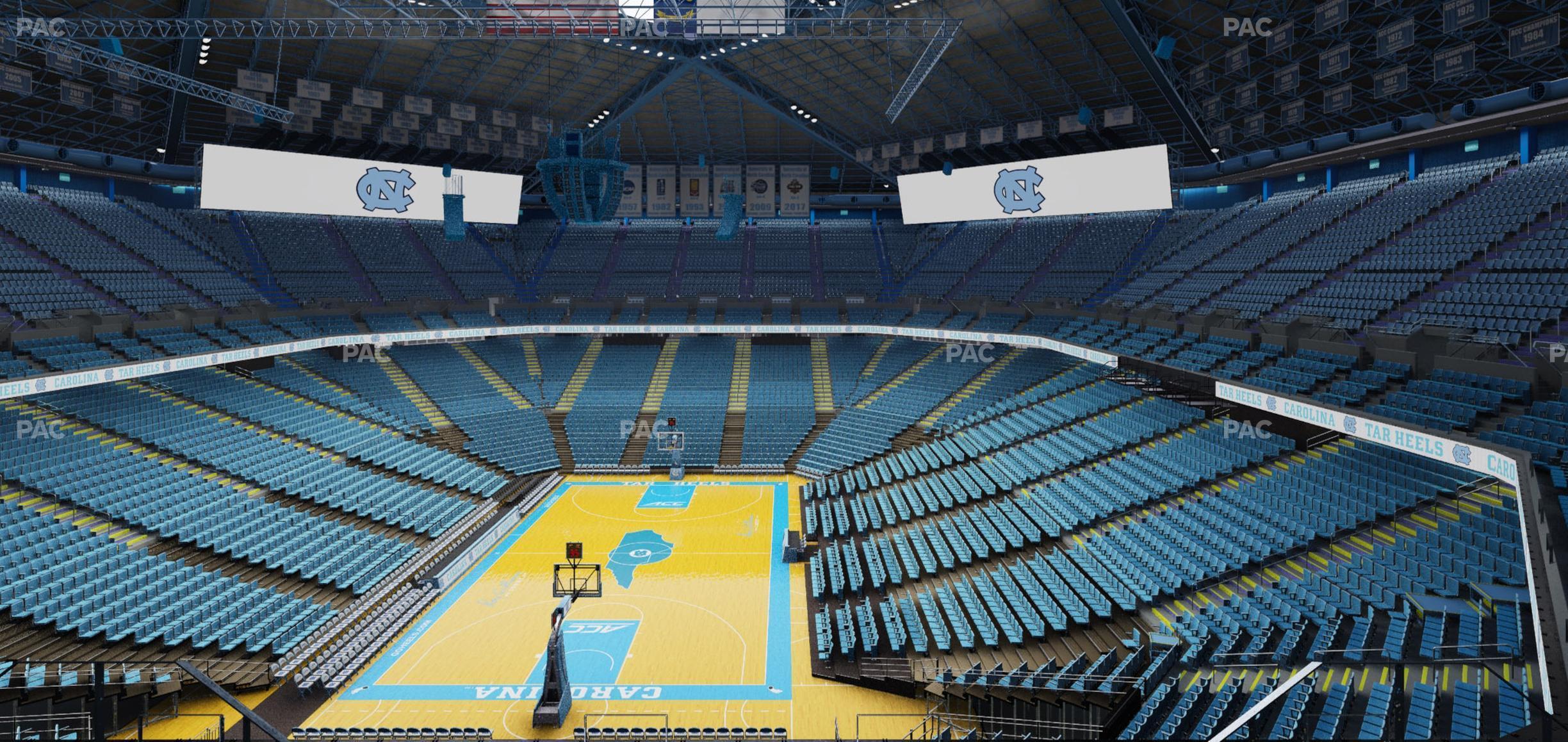 Seating view for Dean Smith Center Section 218