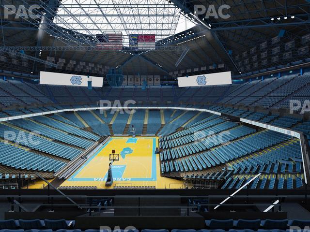 Seating view for Dean Smith Center Section 218