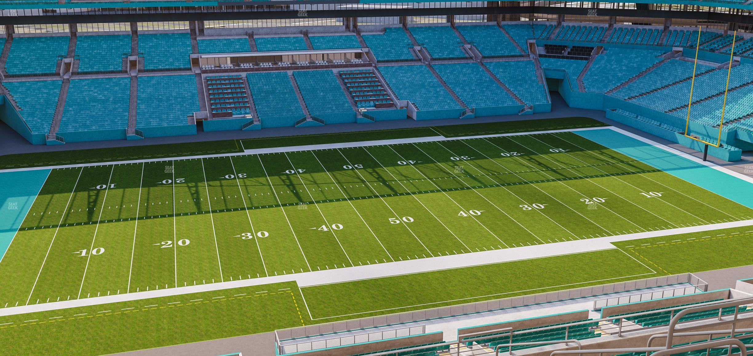 Seating view for Hard Rock Stadium Section 320