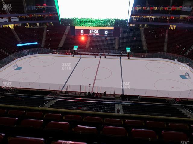 Seating view for Prudential Center Section 129