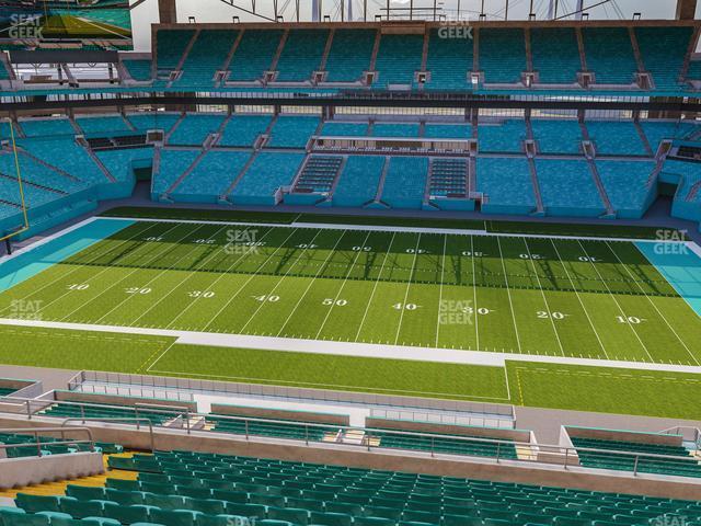 Seating view for Hard Rock Stadium Section 317