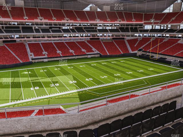 Seating view for Mercedes-Benz Stadium Section 241