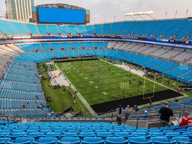 Seating view for Bank of America Stadium Section 505