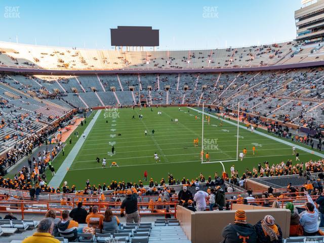 Seating view for Neyland Stadium Section Y 9