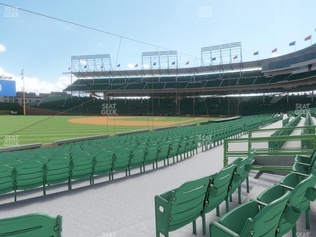 Seating view for Wrigley Field Section 104