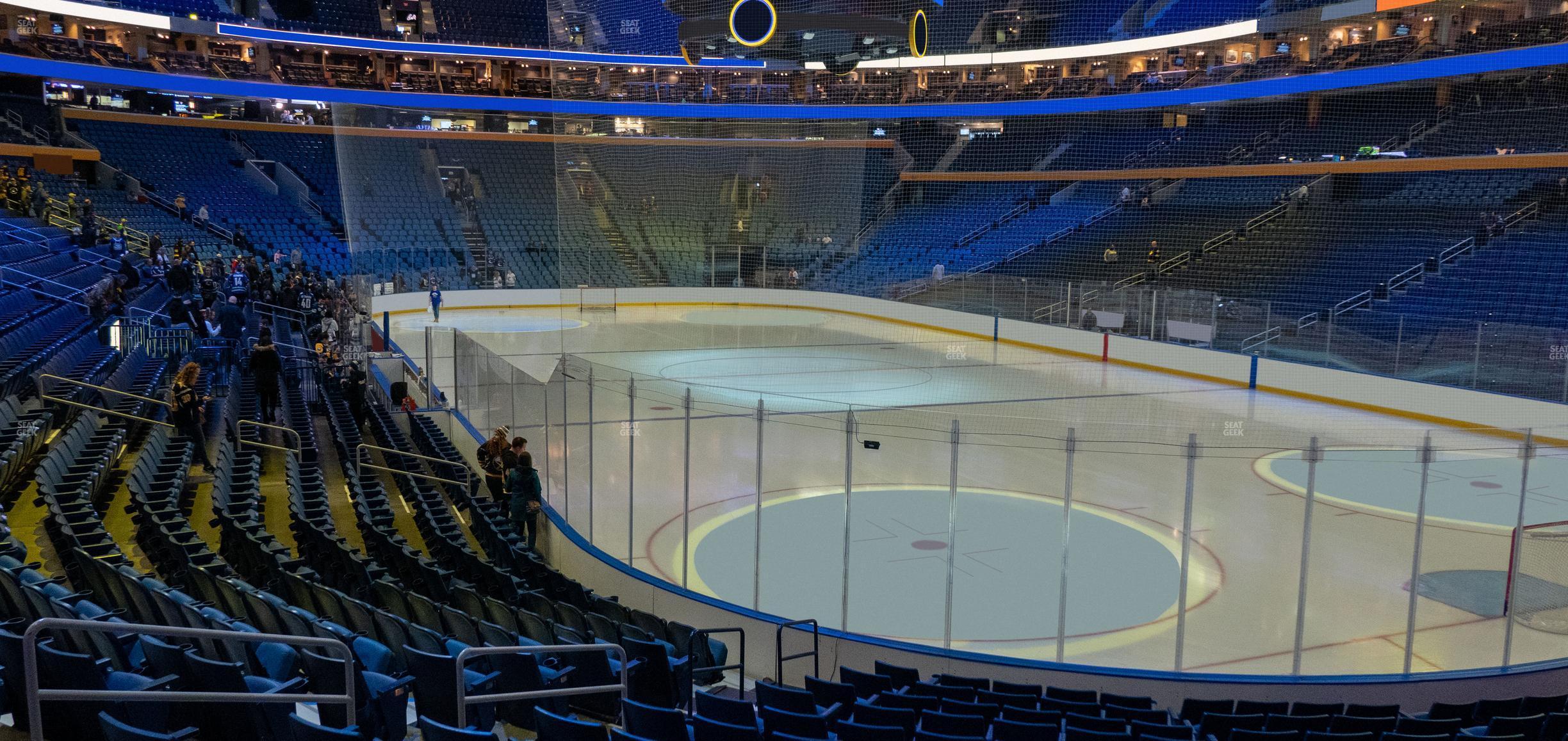 Seating view for KeyBank Center Section 101